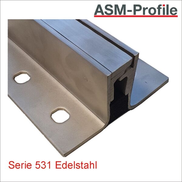 Edelstahl-Voll Schwerlastprofil 531