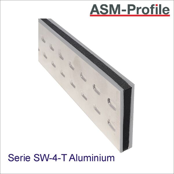 Sandwichprofile aus Aluminium verstärkt mit eingeprägter Vertiefung