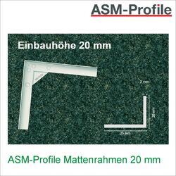 Eingangsmatten Rahmen 20 mm Eingangsmatten Rahmen 20 mm