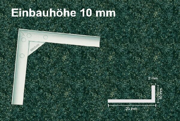 Eingangsmattenrahmen Höhe 10 mm