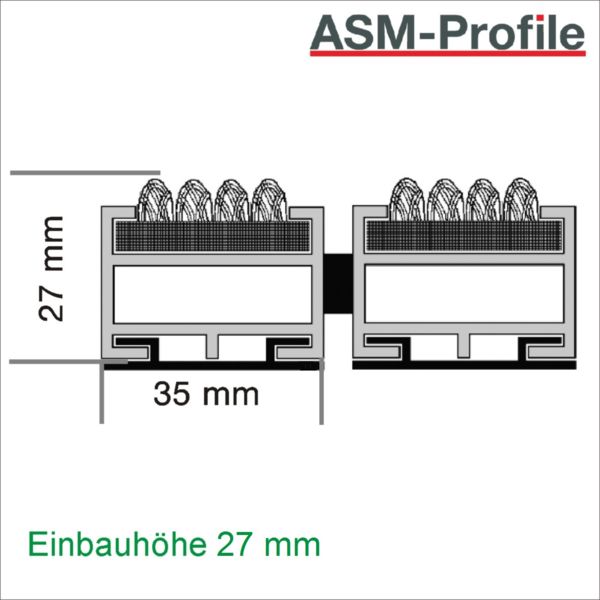 Eingangsmatten Höhe 27 mm