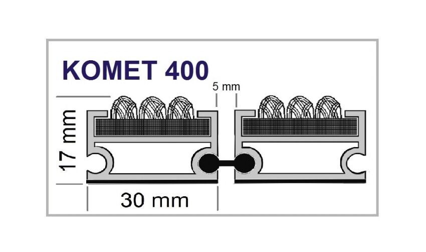 Eingangsmatte KOMET 400 Profilansicht