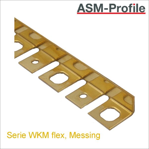 Flexible Abschlussprofile aus Messing
