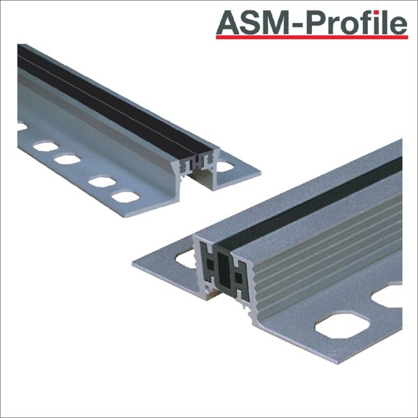 Dehnfugenprofile aus Aluminium mittlere Belastung