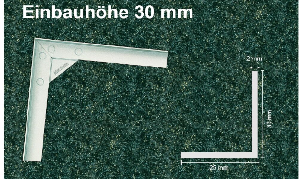 Eingangsmatten Rahmen 30 mm Detail