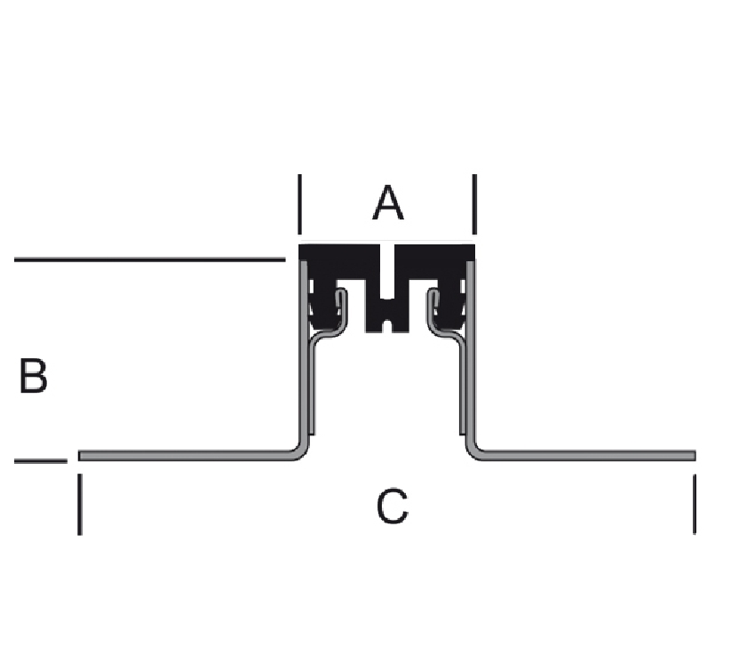 Schnitt Dehnfugenprofil 321-T
