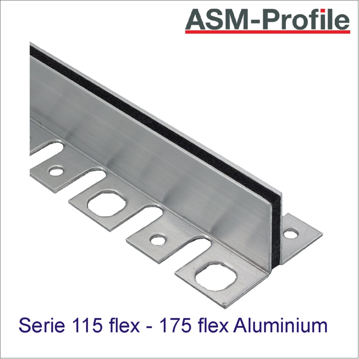 Flexible Schwundfugenprofile aus Aluminium